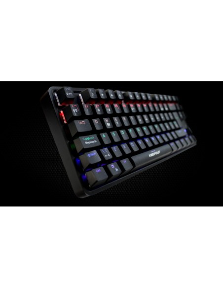 KeepOut F105 teclado USB QWERTY Inglés, Español Negro