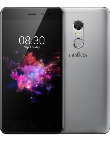 Neffos X1 Lite 12,7 cm (5") SIM doble Android 7.0 4G 2 GB 16 GB 2550 mAh Gris