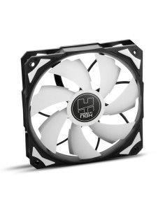 NOX H-Fan PWM Carcasa del ordenador Ventilador 12 cm Negro, Blanco
