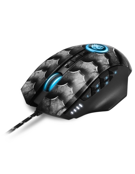 Sharkoon Drakonia II ratón mano derecha USB tipo A Óptico 15000 DPI