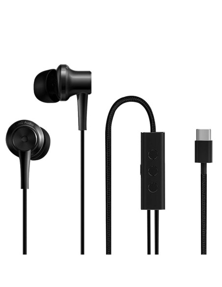 Xiaomi Mi ANC Type-C In-Ear Earphones Auriculares Dentro de oído Conector de 3,5 mm Negro
