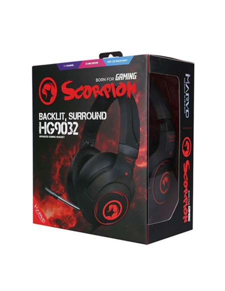 Scorpion AURICULARES GAMING 7.1 (MA-HG9032)