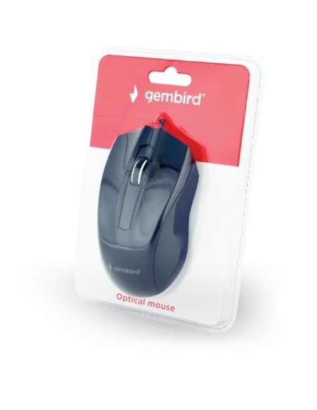 Gembird MUS-3B-01 ratón Ambidextro USB tipo A Óptico 1000 DPI
