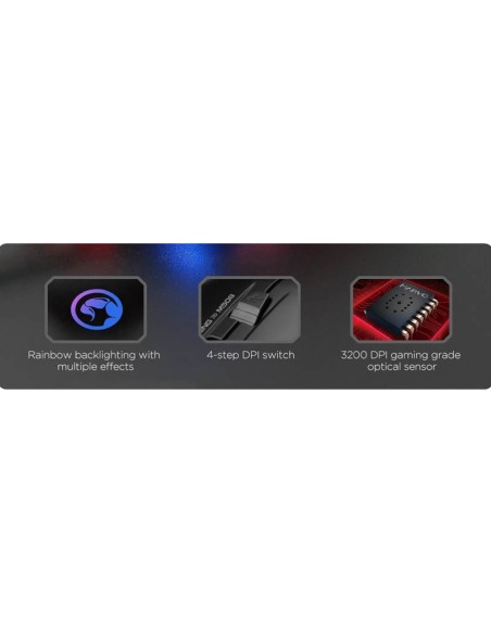 Scorpion RATÓN GAMING LED (MA-M508)