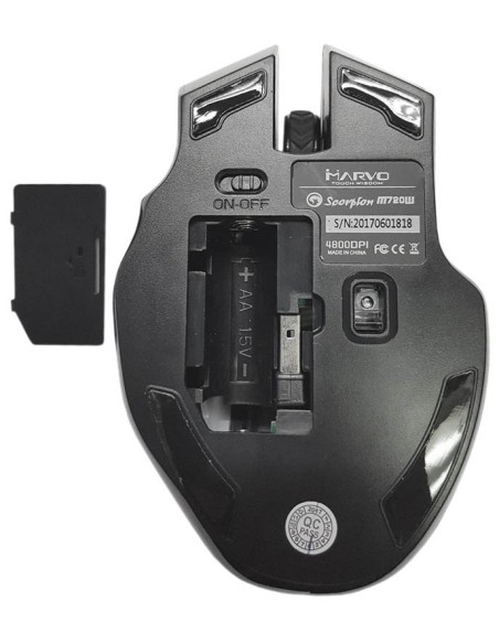 Scorpion RATÓN INALÁMBRICO GAMING LED (MA-M720W)