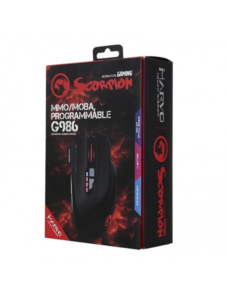 Scorpion RATÓN GAMING LED (MA-G986)