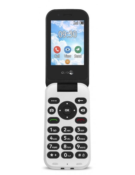 Doro 7030 7,11 cm (2.8") 124 g Negro, Blanco Característica del teléfono