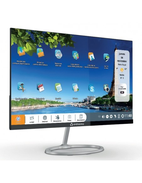 ORDISSIMO ART0392 pcs todo-en-uno 60,5 cm (23.8") 1920 x 1080 Pixeles Intel Atom® 4 GB DDR3-SDRAM 532 GB HDD + flash Wi-Fi 5