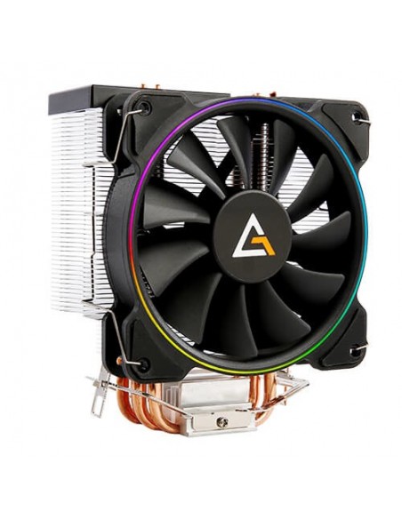 Antec A400 RGB Procesador Enfriador 12 cm Negro, Cobre, Metálico