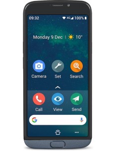 Doro 8050 13,8 cm (5.45") SIM única Android 9.0 4G USB Tipo C 2 GB 16 GB 3000 mAh Negro