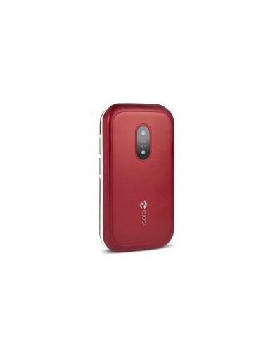 Doro 6040 7,11 cm (2.8") Rojo, Blanco Teléfono con cámara