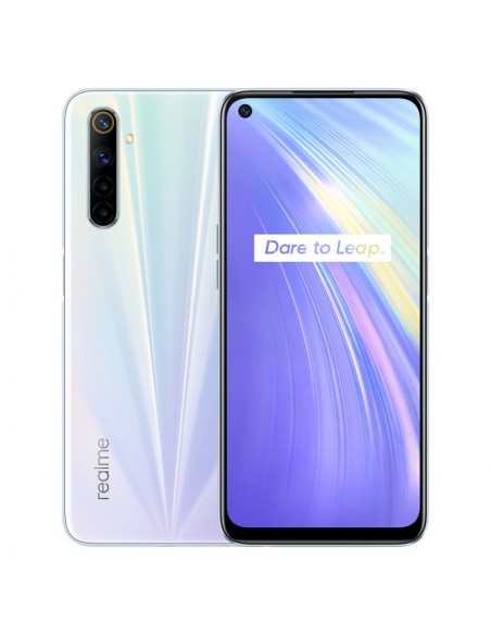 realme 6 16,5 cm (6.5") SIM doble Android 10.0 4G USB Tipo C 4 GB 128 GB 4300 mAh Blanco