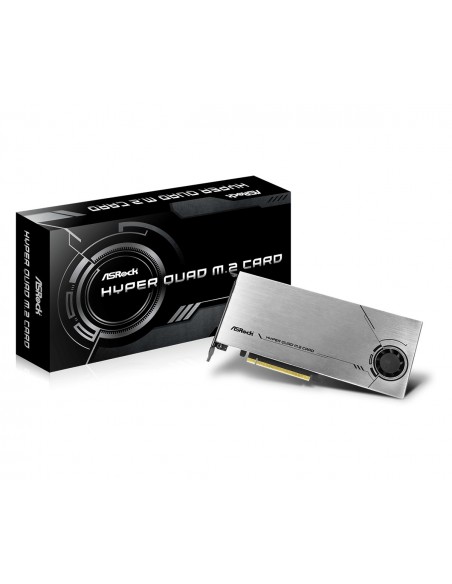 Asrock Hyper Quad M.2 tarjeta y adaptador de interfaz Interno