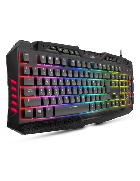 Krom Kyra teclado USB QWERTY Negro