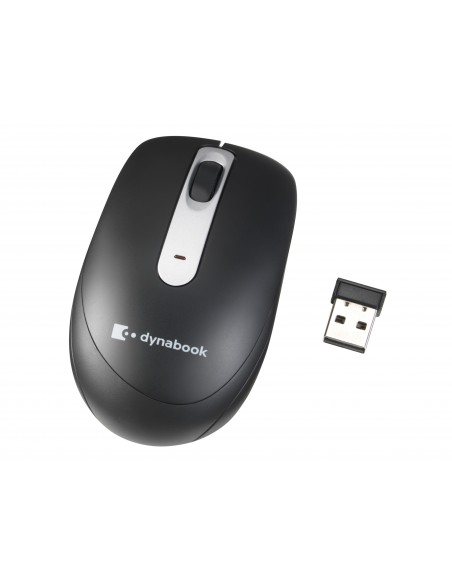 Dynabook W90 ratón Ambidextro RF inalámbrico Blue LED 1800 DPI