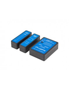 Lanberg NT-0404 comprobador de cables de red Comprobador de alimentación PoE Negro, Azul