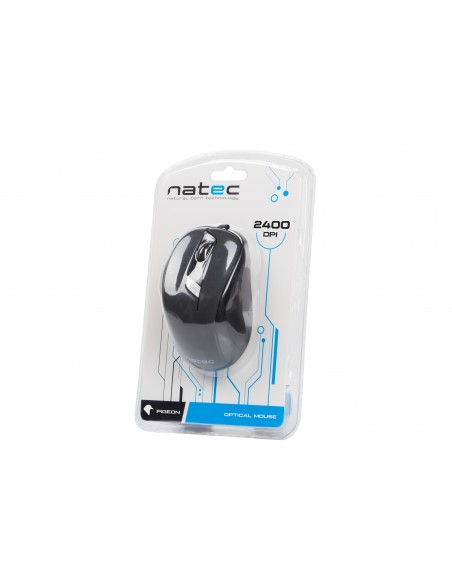 NATEC PIGEON ratón mano derecha USB tipo A Óptico 2400 DPI