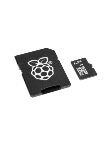 RASPBERRY Tarjeta microSD 8G + adaptador SD,  con Noobs 1.5 (9176317) - Imagen 1