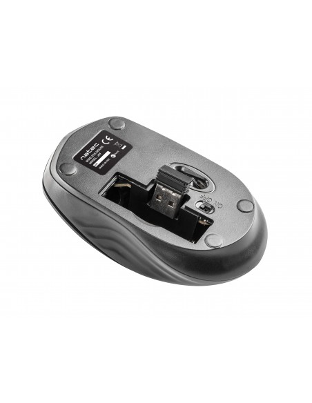NATEC JAY ratón Ambidextro RF inalámbrico Óptico 1600 DPI