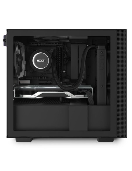 NZXT H210i Matte Black Mini Tower Negro