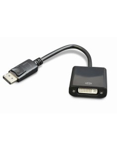 Gembird A-DPM-DVIF-002 adaptador de cable de vídeo 0,1 m DisplayPort DVI Negro