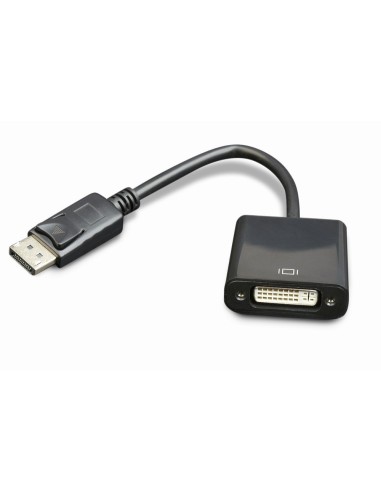 Gembird A-DPM-DVIF-002 adaptador de cable de vídeo 0,1 m DisplayPort DVI Negro
