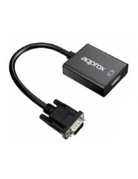Approx appC25 0,2 m VGA HDMI Negro