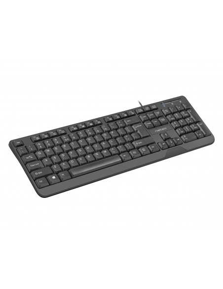 NATEC Trout teclado USB QWERTY Portugués Negro