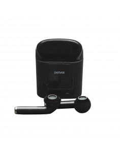 Denver TWE-36BLACKMK3 auricular y casco Auriculares Dentro de oído Bluetooth Negro