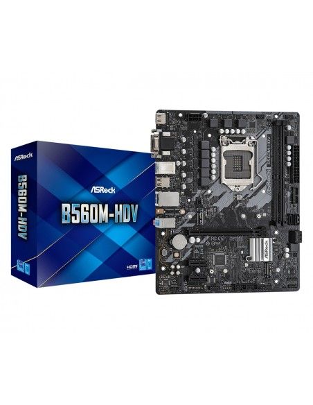 Asrock B560M-HDV Intel B560 LGA 1200 micro ATX