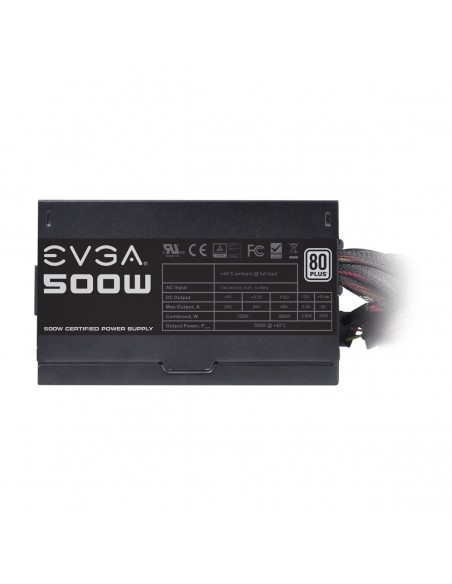 EVGA 500 W1 unidad de fuente de alimentación 500 W 20+4 pin ATX ATX Negro