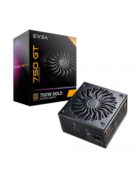 EVGA SuperNOVA 750 GT unidad de fuente de alimentación 750 W 24-pin ATX ATX Negro