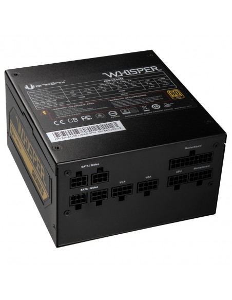 BitFenix BWG550M unidad de fuente de alimentación 550 W 20+4 pin ATX Negro
