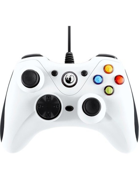 NACON PCGC-100WHITE mando y volante Blanco USB Gamepad Analógico PC