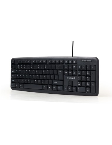 Gembird KB-U-103-ES teclado USB Español Negro