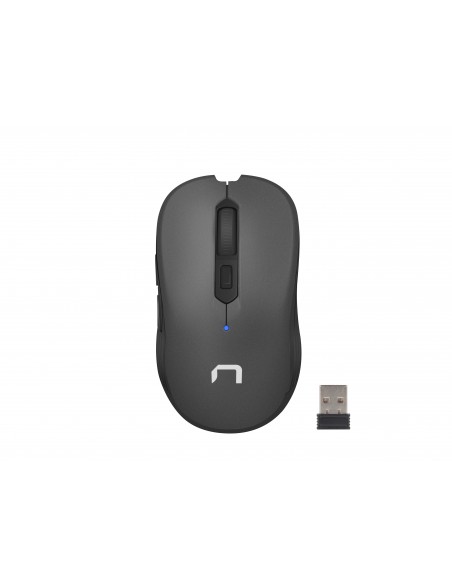 NATEC ROBIN ratón mano derecha RF inalámbrico Óptico 1600 DPI