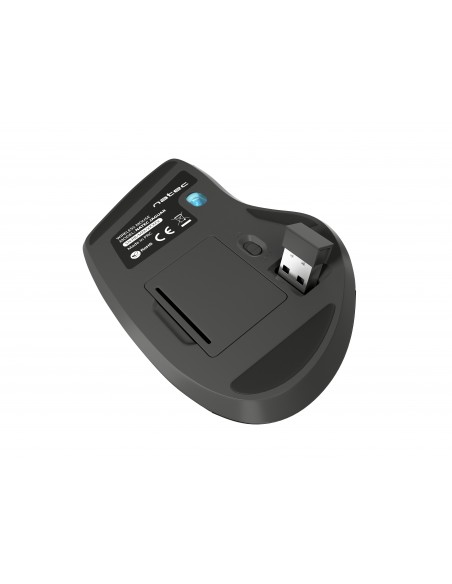 NATEC Jaguar ratón mano derecha RF inalámbrico 2400 DPI