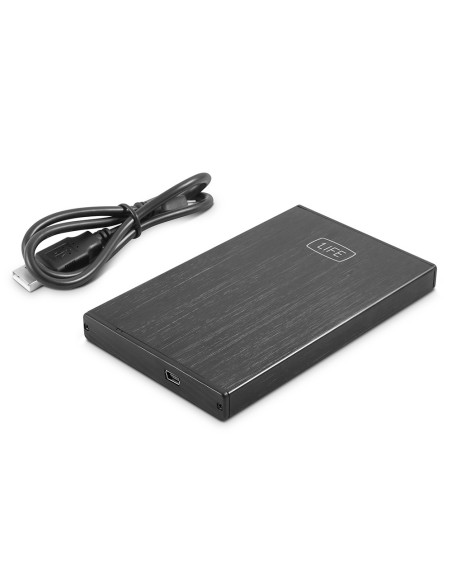 1Life hd vault 2 Carcasa de disco duro SSD Negro 2.5"