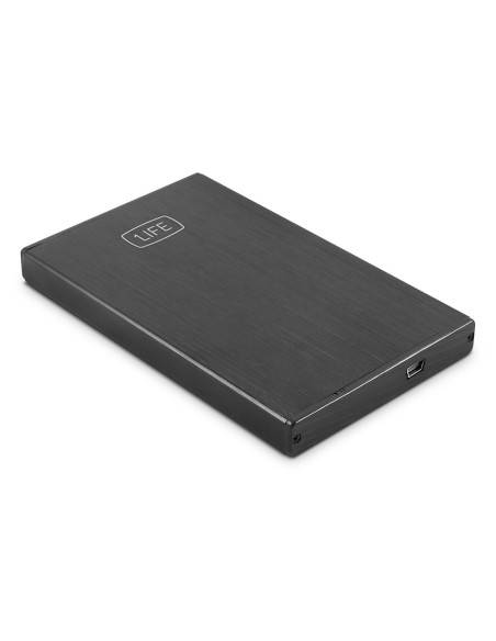 1Life hd vault 2 Carcasa de disco duro SSD Negro 2.5"