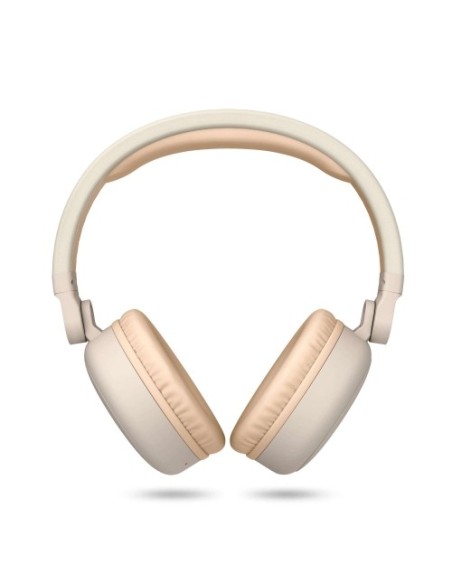 Energy Sistem 445622 auricular y casco Auriculares Diadema Conector de 3,5 mm MicroUSB Bluetooth Beige, Blanco