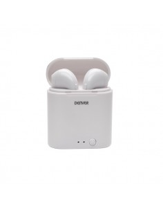 Denver TWE-36 MK2 Auriculares Dentro de oído Bluetooth Blanco