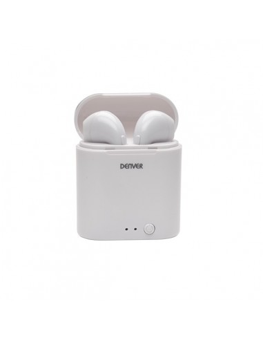 Denver TWE-36 MK2 Auriculares Dentro de oído Bluetooth Blanco