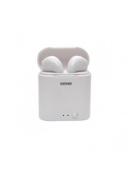 Denver TWE-36 MK2 Auriculares Dentro de oído Bluetooth Blanco