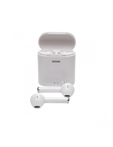 Denver TWE-36 MK2 Auriculares Dentro de oído Bluetooth Blanco