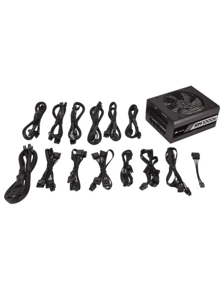Corsair RM1000x unidad de fuente de alimentación 1000 W 24-pin ATX ATX Negro