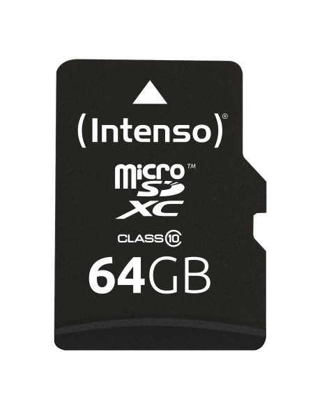 Intenso 64GB MicroSDHC memoria flash MicroSDXC Clase 10
