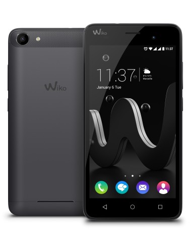 Wiko Jerry 12,7 cm (5") SIM doble Android 6.0 3G MicroUSB 1 GB 8 GB 2000 mAh Negro, Gris