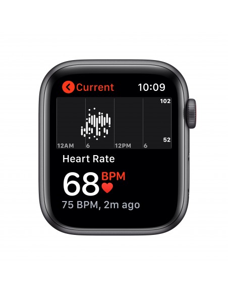 Apple Watch SE 44 mm OLED 4G Gris GPS (satélite)
