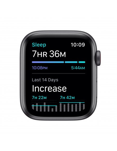 Apple Watch SE 44 mm OLED 4G Gris GPS (satélite)