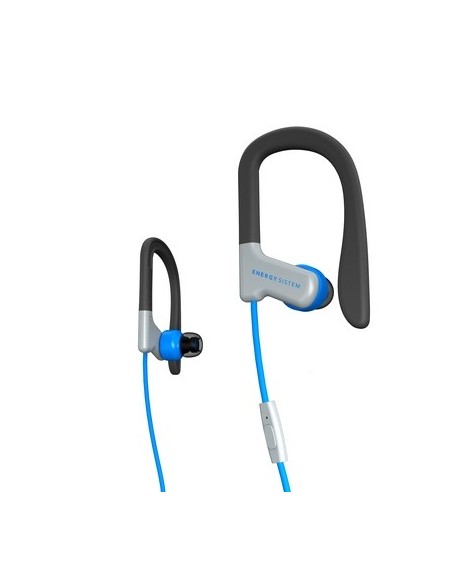 Energy Sistem 429332 auricular y casco Auriculares gancho de oreja, Dentro de oído Conector de 3,5 mm Azul